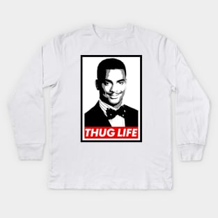 Carlton Thug Life Kids Long Sleeve T-Shirt